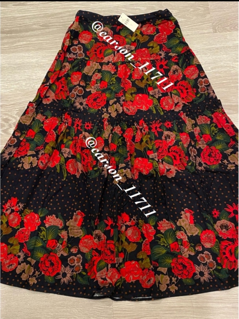 NWT Anthropologie Danette Corduroy Maxi Skirt 2 - Picture 7 of 7